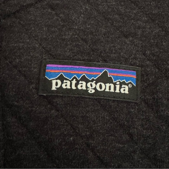 Patagonia Organic Cotton Quilt Full-Zip Hoodie Women's Black XS - Picture 4 of 5